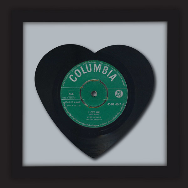 I Love You Cliff Richard (1960) Kenny Deane Vinyl Art