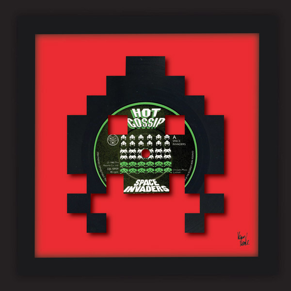 Space Invaders Hot Gossip (1980) Kenny Deane Vinyl Art