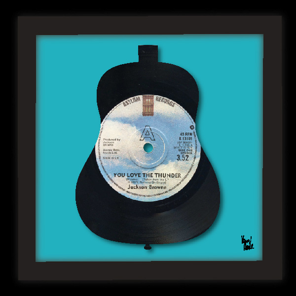 You Love The Thunder Jackson Browne (1978) Kenny Deane Vinyl Art