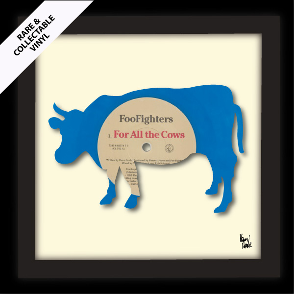 For All The Cows Foo Fighters (1995) Kenny Deane Vinyl Art
